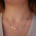 Gold necklace Damore