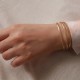 Altezza Tripla - 14k Gold Bracelet