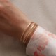 Altezza Tripla - 14k Gold Bracelet