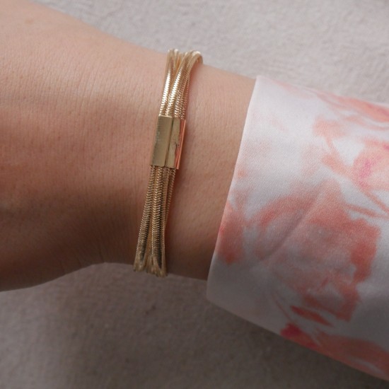 Altezza Tripla - 14k Gold Bracelet
