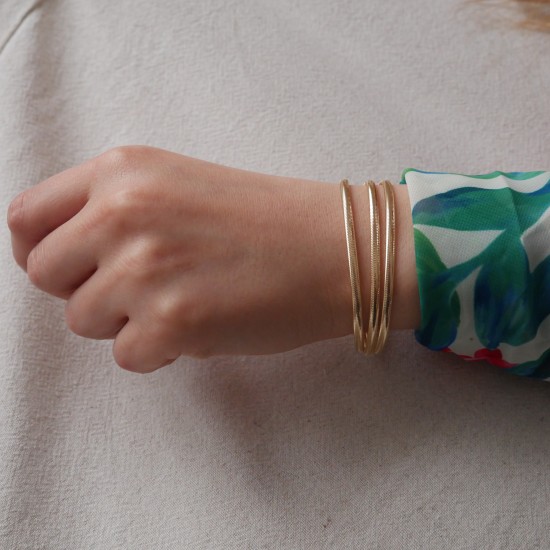 Altezza Tripla - 18k Gold Bracelet