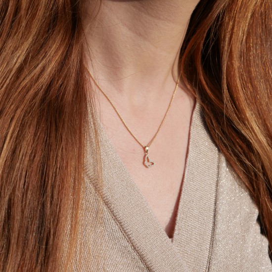 Curioso - 14k Gold pendant