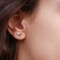 Damore Sospesa - 14k Gold earrings