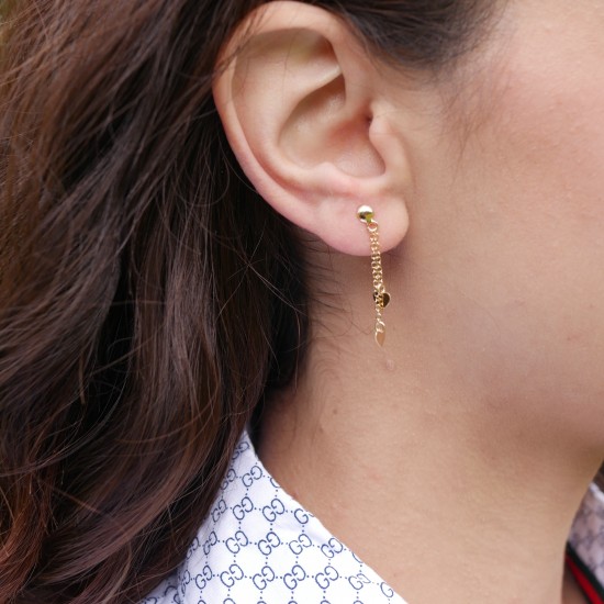 Damore - 14k Gold earrings