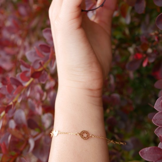 Diluna - 14k Gold bracelet
