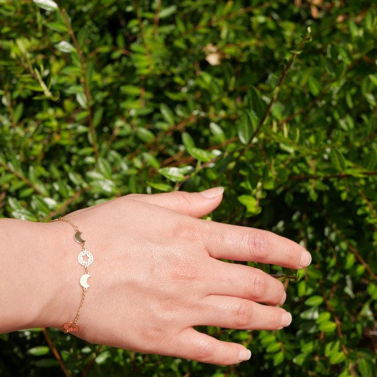 Diluna - 14k Gold bracelet