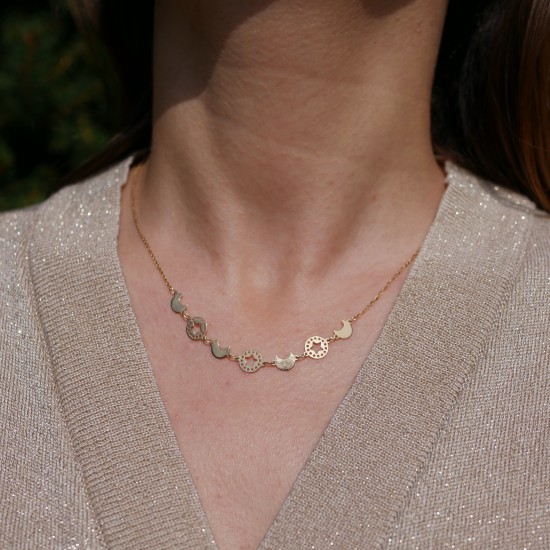 Diluna - 14k Gold necklace