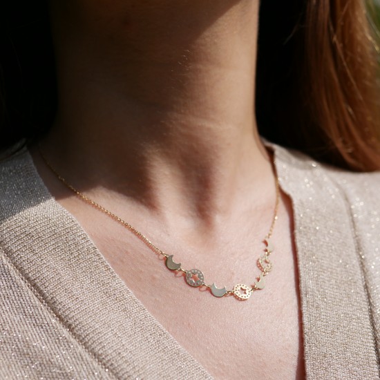Diluna - 14k Gold necklace
