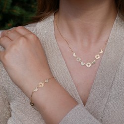 Diluna - 14k Gold necklace