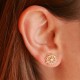 Ferla Duo -18k Gold Earrings