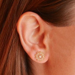 Ferla Duo -18k Gold Earrings
