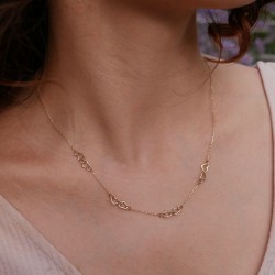 Petrelle - 14k Gold necklace