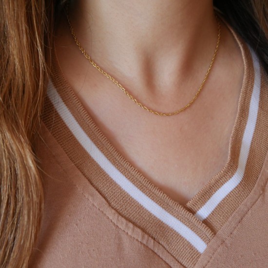 Pignola - 18k 40cm Gold Necklace