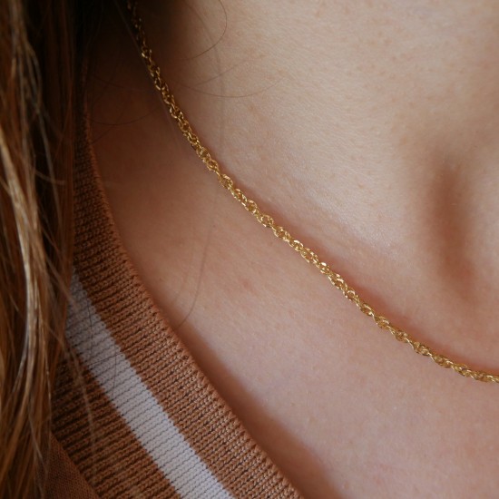 Pignola - 18k 40cm Gold Necklace