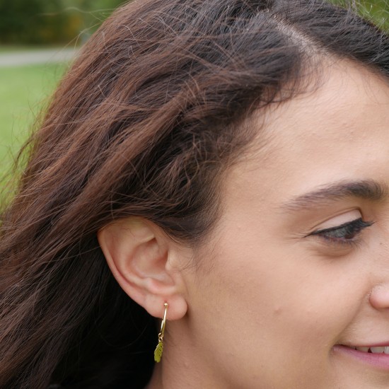Piume - 14k Gold earrings