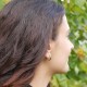 Praso - 14k Gold earrings