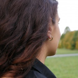 Praso - 14k Gold earrings