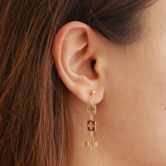 Ravello Triplo - 14k Gold Earrings