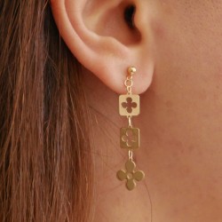 Ravello Triplo - 14k Gold Earrings
