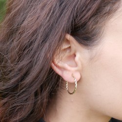 Ritorta - 14k Gold earrings