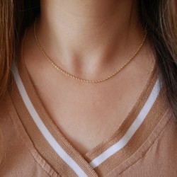 Rotondella - 18k 40cm Gold Necklace