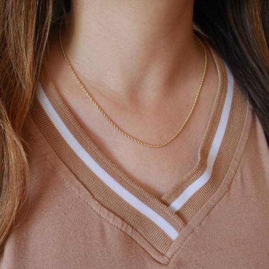 Rotondella - 18k 45cm Gold Necklace