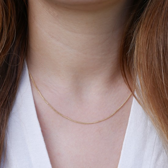 Splendente - 14k Gold necklace 45cm