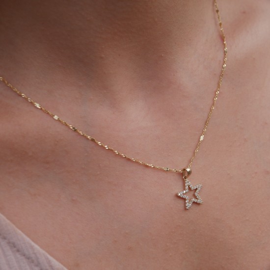 Stella - 14k Gold pendant
