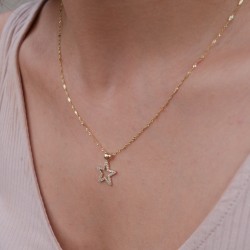 Stella - 14k Gold pendant