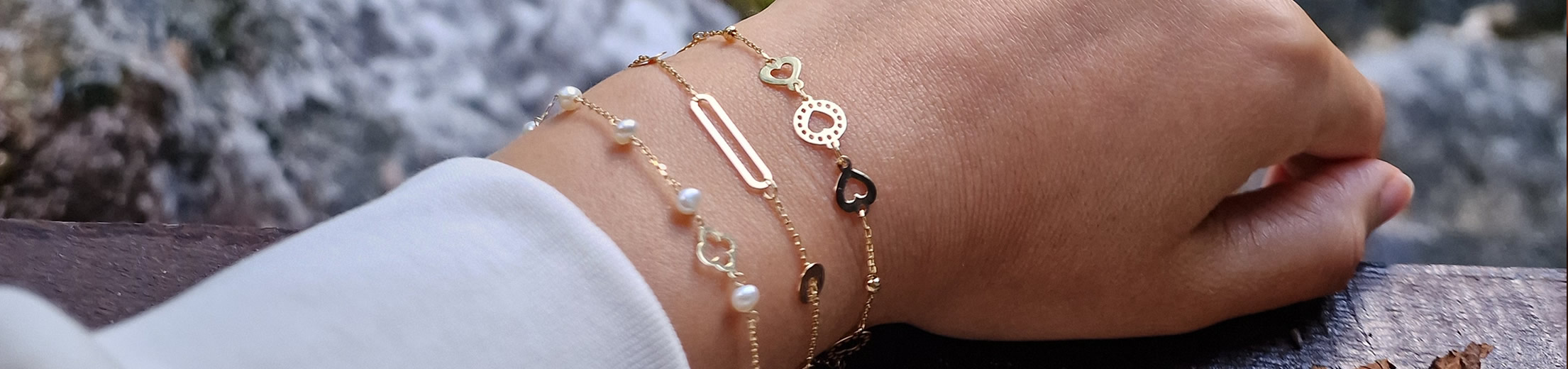Luka Bela - Italian golden bracelets from 14 and 18 carat gold